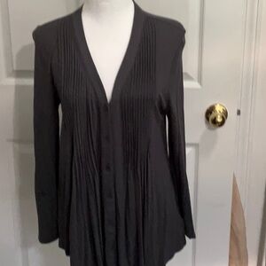 FOREVER 21 VNECK LONG SLEEVES BLOUSE SIZE LARGE